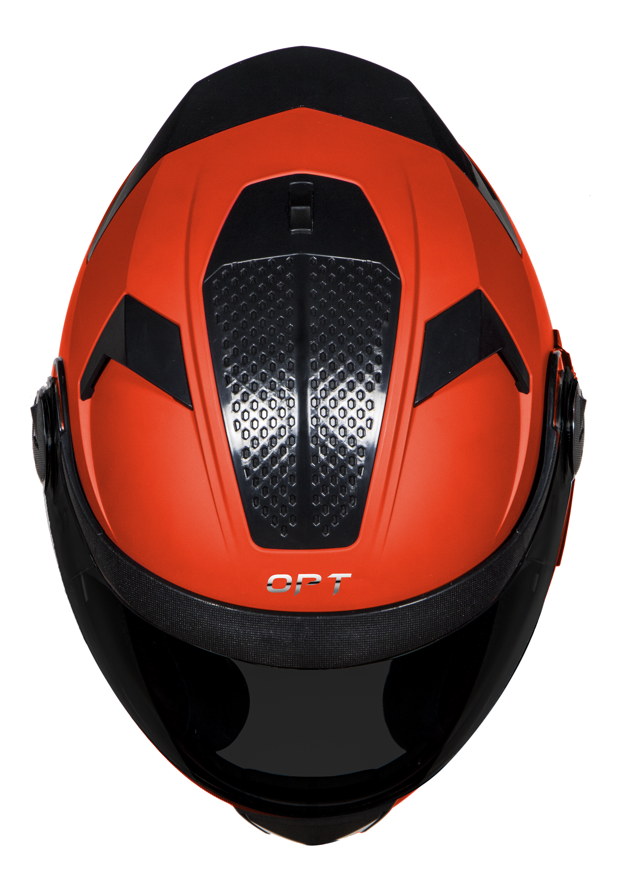 SBH-17 OPT GLOSSY FLUO RED (WITH EXTRA FREE CABLE LOCK AND CLEAR VISOR)